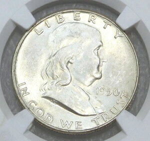 1950�N P �t�����N���� �n�[�t�_���[ NGC MS62FBL �t���X�e�B �V�i �Ӓ�ς� #H149C
