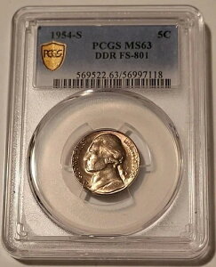 1954�N S �W�F�t�@�[�\�� �j�b�P�� DDR FS-801 MS63 PCGS �g�[�j���O GSH