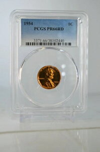 PR66RD 1954�N ���b�h�����J�[�� �E�B�[�g�y�j�[ PCGS �O���[�h 1�Z���g �v���[�t ������ �󏭃R�C��