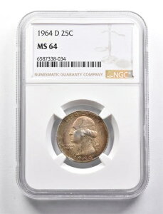 MS64 1964-D ���V���g���N�H�[�^�[ NGC - �S�[���f���G���h�I�u���[���g�[�� *4998