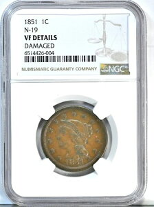 1851 1C N-19 ���[�W�Z���g NGC�O���[�h�iVF�ڍׁj�_���[�W�R�C�� ���[�|�b�v �o���G�e�B