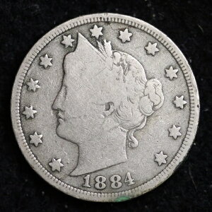 1884�N ���o�e�B V 5�Z���g �j�b�P�� VG �� �I�[���h�R�C�� B014 AY