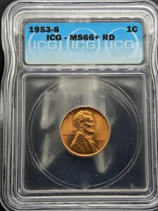 1953 S �����J�[�� �Z���g - ICG MS66+ RD - ��������!
