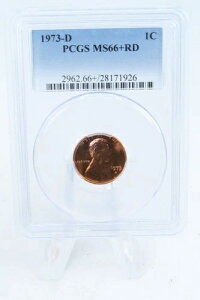 1973-D PCGS MS66+RD �����J�[���L�O�Z���g �r�W�l�X�X�g���C�N 1C