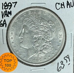 1897 ���[�K�� �V���o�[ �h�� ~ CH/AU VAM 6A TOP 100 ~NICE COIN~
