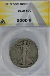 1919 .50 ANACS G 6 �E�H�[�L���O�E���o�e�B�A�n�[�t�_���[�A���f�B�E���o�e�B�E�n�[�t