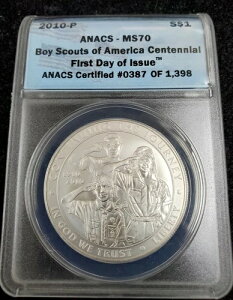 2010-P �{�[�C�X�J�E�g�A�����J�A�� - ���s�������x�� - ANACS MS70-#0387 / 1398