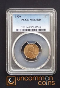 1930�N MS 63 RD �����J�[�������Z���g�iPCGS�j
