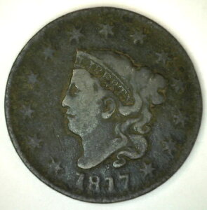 1817�N �R���l�b�g�w�b�h �������[�W�Z���g 1�Z���g�R�C�� ����VG 13�X�^�[ �_�[�N�T�[�t�F�X