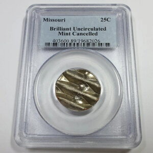 PCGS �u�����A���g ������ �~���g �L�����Z�� �~�Y�[���B 25�Z���g �N�H�[�^�[ US #55833A