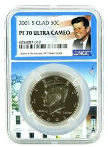 2001�N S �P�l�f�B �v���[�t �N���b�h 50�Z���g NGC PF70 �E���g���J���I - �z���C�g�n�E�X�R�A