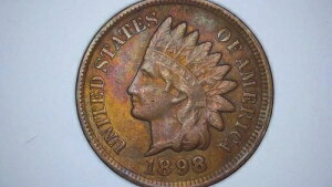 1898�N �C���f�B�A���w�b�h �y�j�[ RB �g�i�[ 3�_�C�������h �t�����o�e�B EF