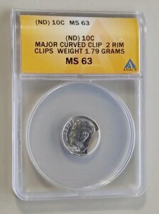 ���t�Ȃ��J�[�u�N���b�v ���[�Y�x���g �G���[�_�C�� ANACS MS63