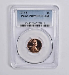 PR69 RD DCAM 1975-S �����J�[���L�O�Z���g PCGS �u���[���x��