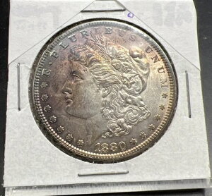 1880�N P $1 �����K����� �`���C�X AU �j�[�g�p�[�v���g�[�j���O�g�i�[