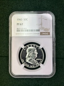1960�N PF67 �v���[�t �t�����N���� �n�[�t�_���[ NGC �Ӓ�ς� - �z���C�g�R�C�� �X�|�b�g�t���[ PR