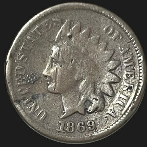 1869�N �C���f�B�A���w�b�h�Z���g US �y�j�[ 1�Z���g�^�C�v�R�C�� ���b�g C7-125 �ᒒ�� �Z�~�L�[�f�[�g