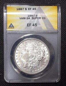 1887�N �����K�� �V���o�[ �_���[ VAM-3A �X�[�p�[ CD �j�A �_�E�� �_�u�� �N���b�V�� ANACS EF 45 #4474