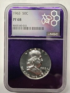 1963�N 50�Z���g �t�����N���� NGC PF 68 �v���[�t �V���o�[ �n�[�t�h�� 50�Z���g ������ ?? ??