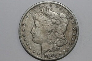 1900-O �����K�� 90% �V���o�[ �_���[ �O���[�h Very Fine (MDX4637)