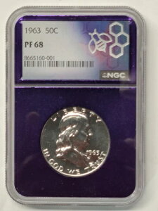 1963�N 50�Z���g �t�����N���� NGC PF 68 �v���[�t �V���o�[ �n�[�t�h�� 50�Z���g ������ ?? ??