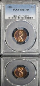 1964�N �����J�[���L�O�� �y�j�[�R�C�� PCGS�O���[�h PR 67 RD�g�[�� �������� �ؖ����ԍ� 560