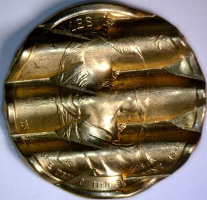 2009�ND �G���[ WAFFLED James Polk �v���W�f���g �h�� $1 CH BU �R�C�� �X�g���b�N ���b�t�� NR-