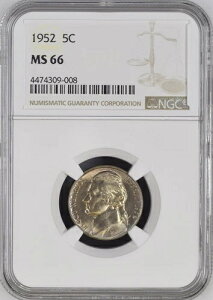 1952�N 5C �W�F�t�@�[�\���j�b�P�� NGC MS66 4474309-008