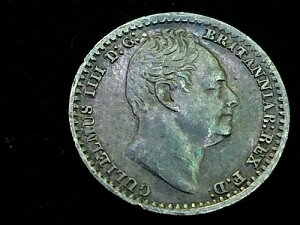 ���A 1833�N �E�B���A�� 4 ���V���o�[ 1 �y���X (�y�j�[)Maundy Money-�C�M���X-