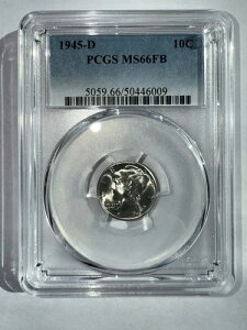 1945�N-D �}�[�L�����[�_�C�� �t���o���h 10�Z���g PCGS MS66FB
