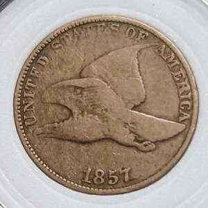 1857�N �y�j�[�A���e�B�[�N�R�C�� �t���C���O�C�[�O���Z���g 168�N�O�̃A�����J���X���[���Z���g ���ϔ��s����