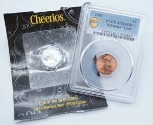 2000�N �����J�[���L�O�� 1�Z���g �`�F���I�X �Z���g PCGS MS66RD COA�t�� - U2241