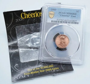 2000�N �����J�[���L�O�� 1�Z���g �`�F���I�X �Z���g PCGS MS66RD COA�t�� - U2237
