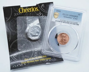 2000�N �����J�[���L�O�� 1�Z���g �`�F���I�X �Z���g PCGS MS66RD COA�t�� - U2248