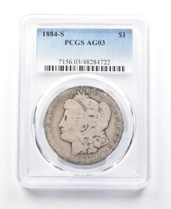 AG03 1884-S �����K����� PCGS ���[�{�[�� *3827