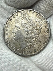 1890-S �����K����� 90% US $1 �R�C�� AU+ �_�[�N�g�[�� C282