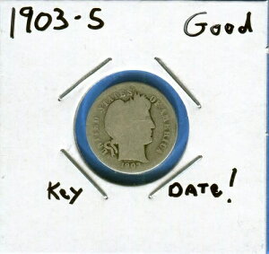 W@W 1903-s Barber Dime�A(�L�[���t!!!!) �ǍD!!!!!!!!!!