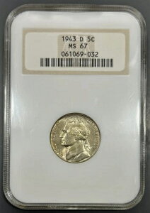 1943-D NGC MS67�u�t�@�b�e�B�v�W�F�t�@�[�\����݃j�b�P��5�Z���g - ����̂���Â��z���_�[