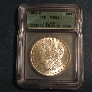 1899�N O ���[�K���V���o�[�h�� $1 ICG MS 63 CD-
