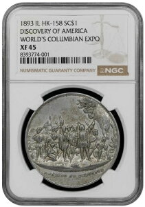 1893�N �A�����J�����L�O �R�����r�A���������� HK-158 SC$ ���_�� NGC XF 45