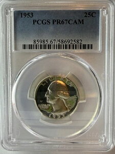 1953�N���V���g���N�H�[�^�[ PCGS PF67CAM �J���I - �f���炵�����ƃJ���I�f�o�C�X