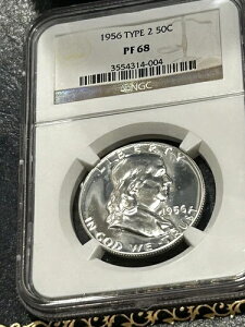 Grandma Mary's Superlative 1956 ty 2 PQ NGC MS68 �v���[�t �V���o�[ �x���W �n�[�t$�z�b�g !-