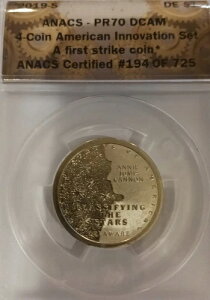 2019-S ANACS PR70 DCAM �f���E�F�A $1 �A�j�[�W�����v�L���m�� ���� #194 of 725