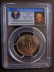 2007�N P �W�F�t�@�[�\�� �h�� �ア�G�b�W ���^�����O �~���g�G���[ PCGS MS65 A&B 2���Z�b�g