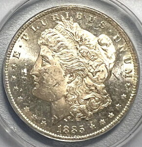 1885 O ���[�K�� �V���o�[ �_���[ MS 62 �J���I PL ANACS - �ڗ��R�C��!