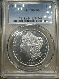 1880�N S ���[�K����� PCGS MS65 GEM �~���g�X�e�[�g �u���X�g�z���C�g �킸����PL