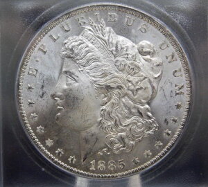 1885�N���uO�v�����K����� $1 ICG MS65 #304 �C�[�X�g�R�[�X�g�R�C�����R���N�^�u���Y
