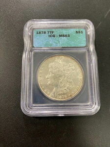 1878�N 7TF �����K���E�_���[ ICG MS-63 - ������ - ���� - �F��X���u - 1�h��