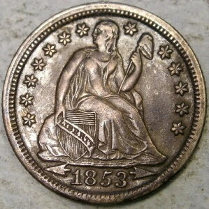 1853�N ���R�̏��_�� ��� 10�Z���g�d�� �󏭂Ȗ� �������V���[�v�ȃh���[�v ������ ���b�g�[