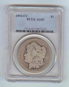 1892�NCC�����K���_���[PCGS AG03�J�[�\���V�e�B
